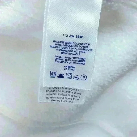 Columbia Fleece Jacket Plus Size 3X Ivory - Picture 5 of 7